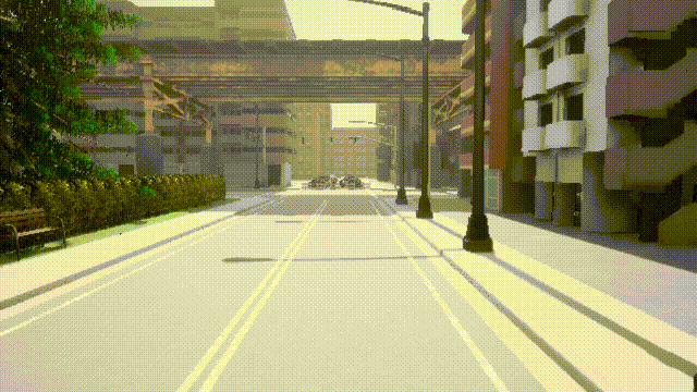 dashcam view